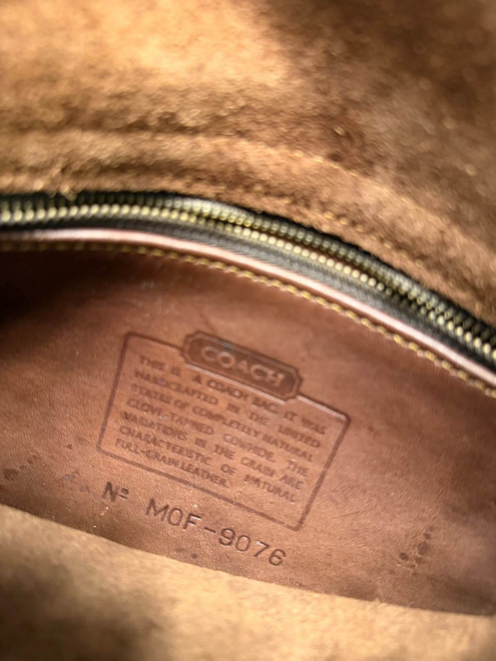 Vintage Coach #9076 Legacy Companion Flap Crossbody Brown Leather - Picture 7 of 7